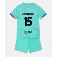 Maglie da calcio Barcelona Andreas Christensen #15 Terza Maglia Bambino 2023-24 Manica Corta (+ Pantaloni corti)